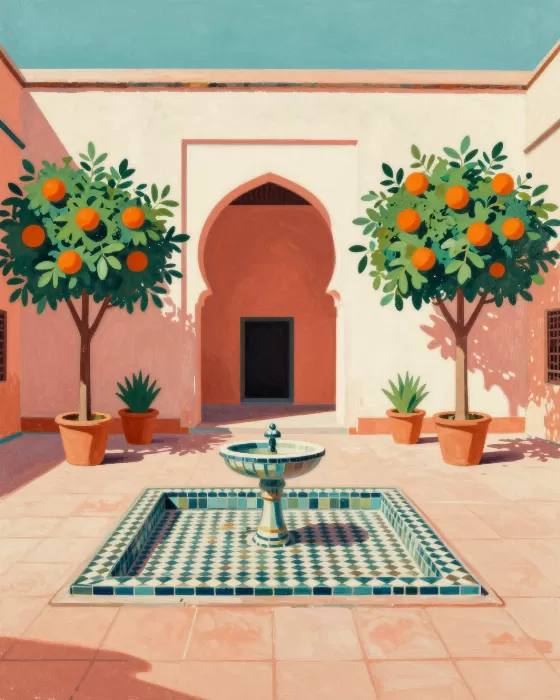 Riad Courtyard