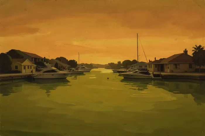 Dusk Moorings