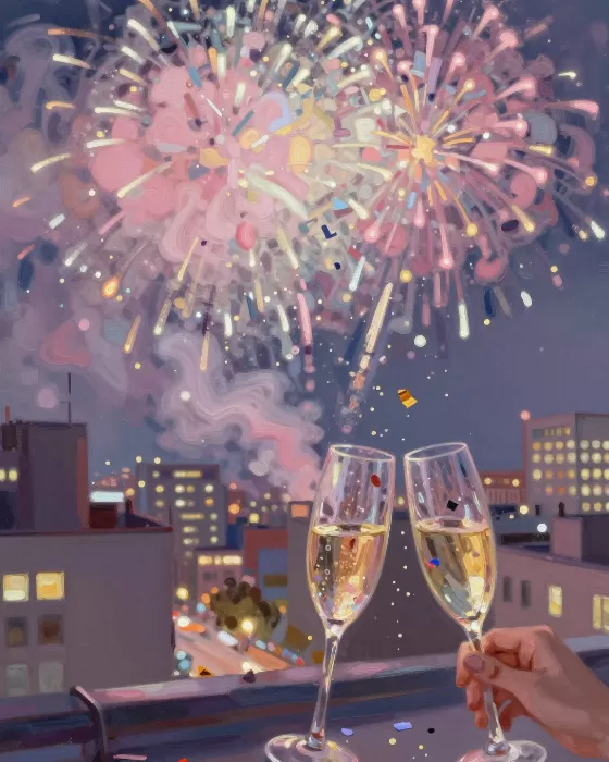 Midnight Rooftop