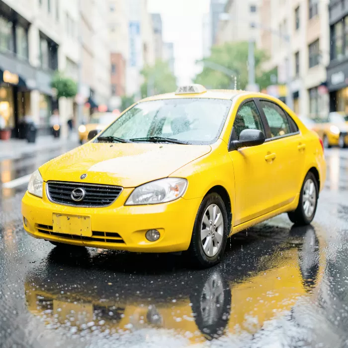 Glistening Taxi