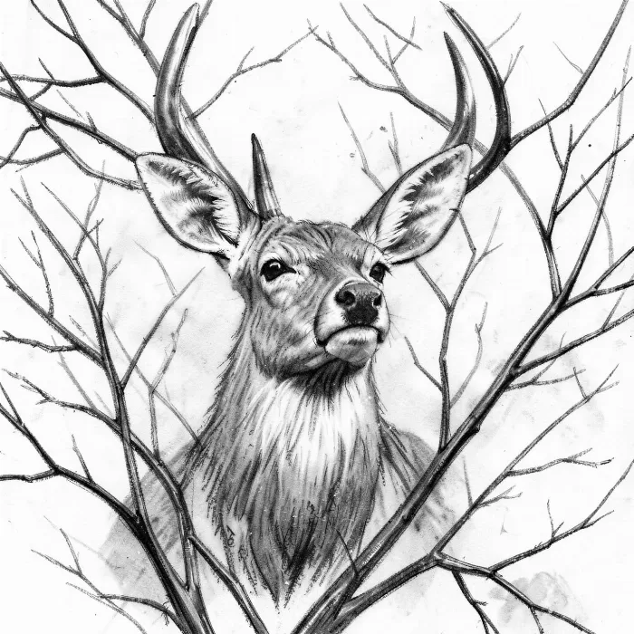 Frosted Antlers