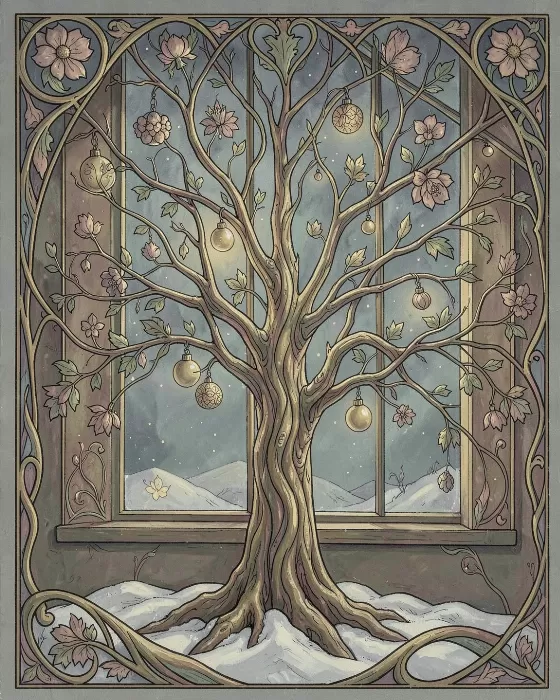 Snowlit Tree
