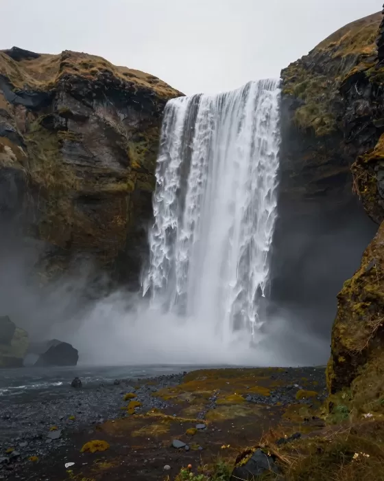 Skogafoss Mist
