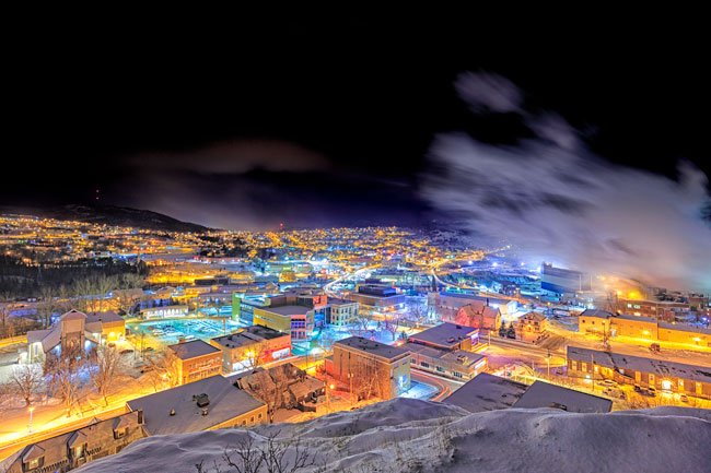 Corner Brook Night - Newfoundland art print