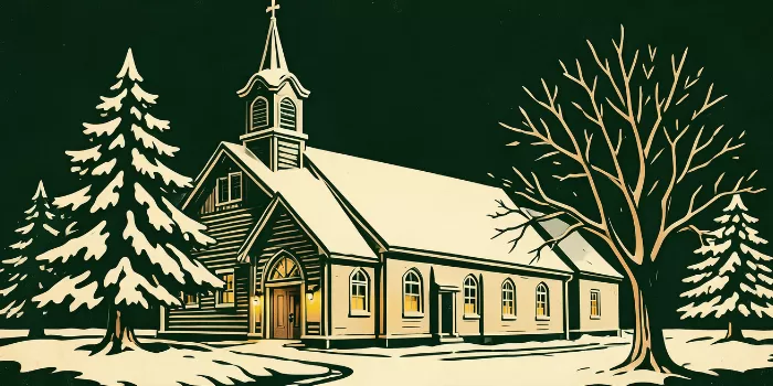 Snowlit Chapel