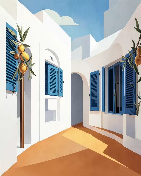 Mediterranean Courtyard