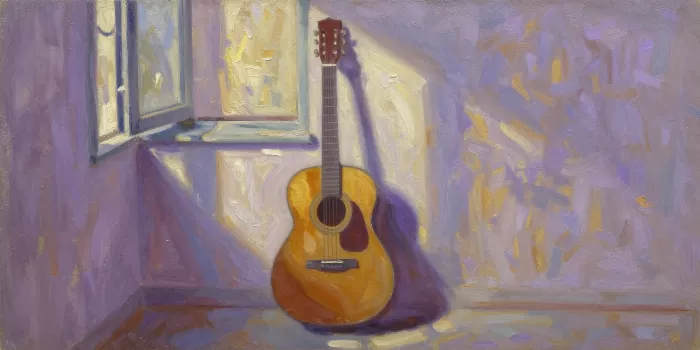 Violet Guitar