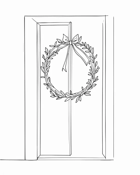 Wreath Door