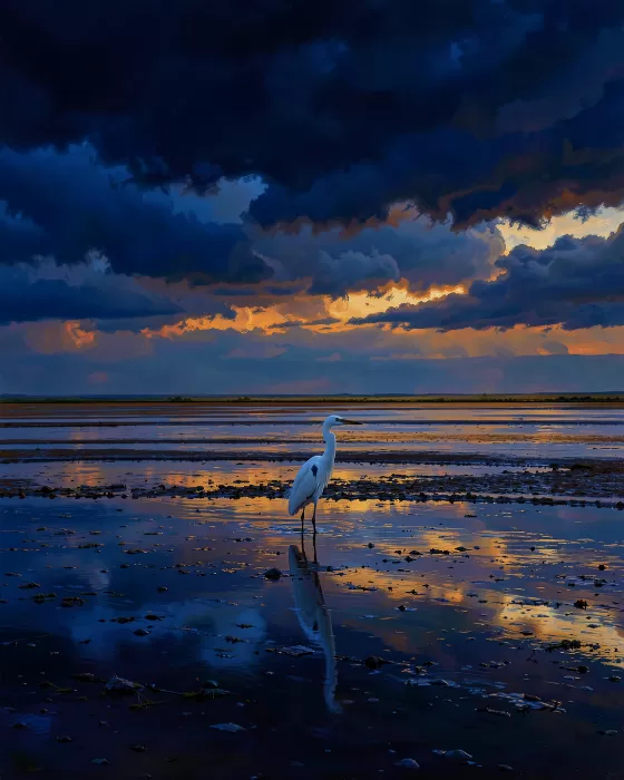 Tidal Egret
