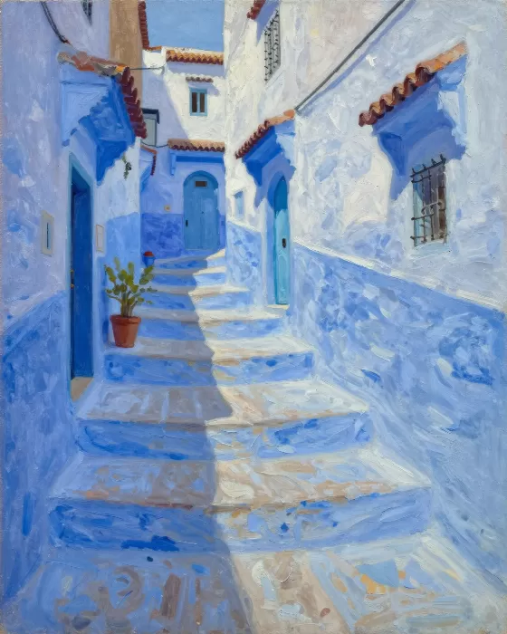 Chefchaouen Steps