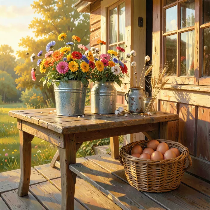 Porch Blossoms