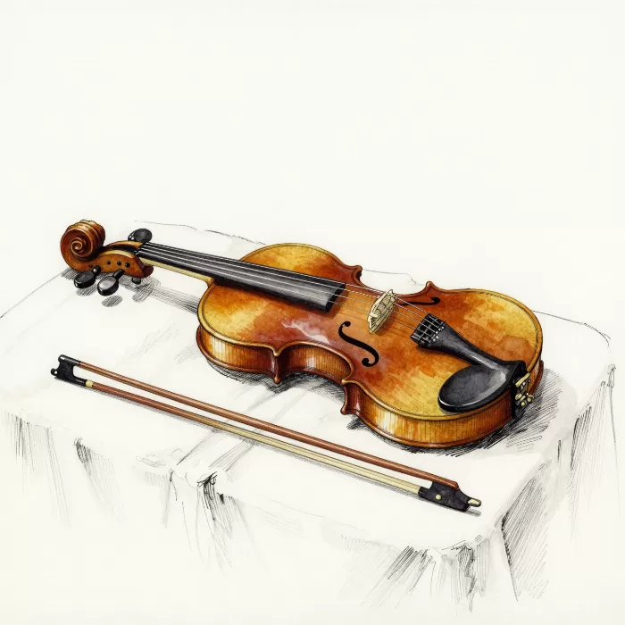 Resting Violin
