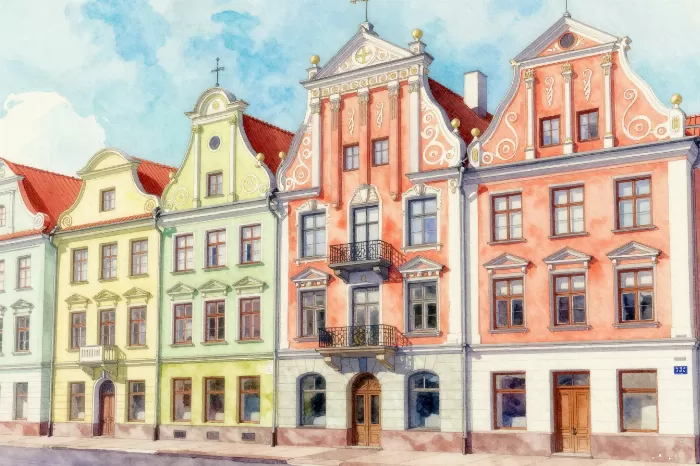 Turquoise Facade