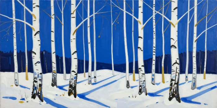 Blue Birchwood