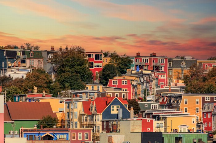 City Colours - Newfoundland art print