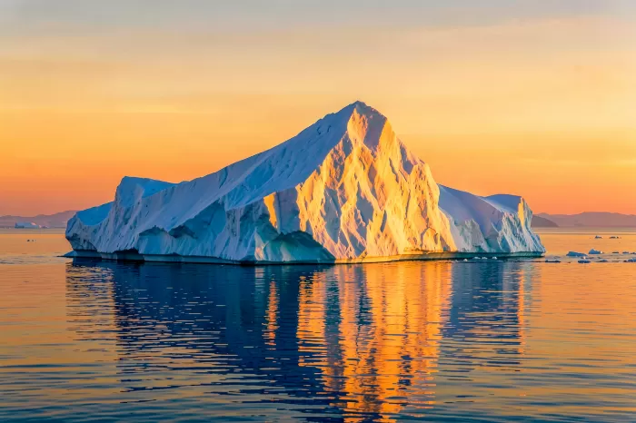 Sunlit Ice
