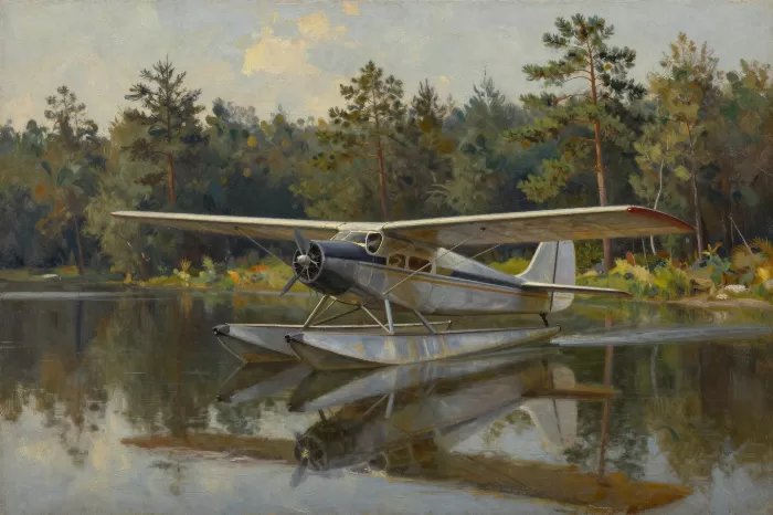 Seaplane Reflection