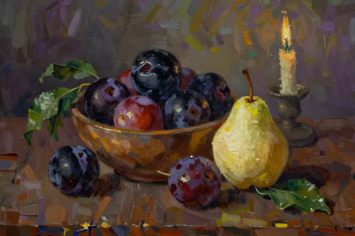 Rustic Plums