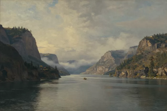 Misted Cliffs