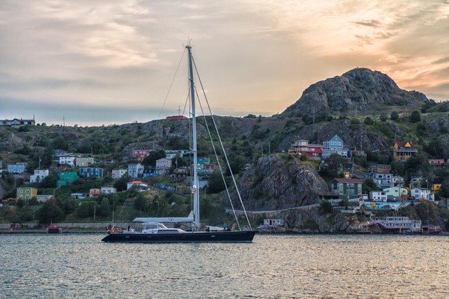 Sailing Through - Newfoundland art print