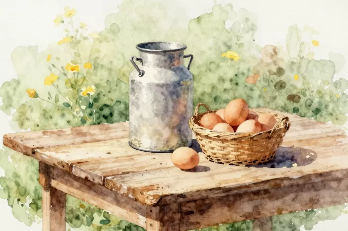 Rustic Milkcan