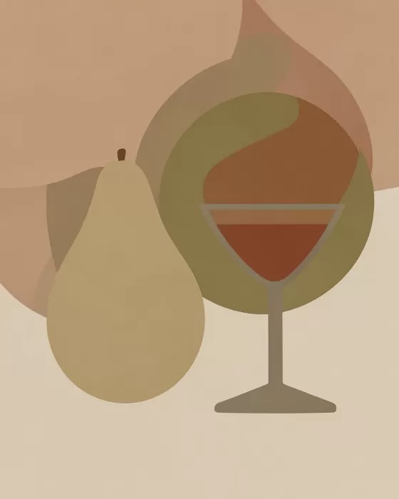 Pear And Glass