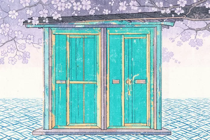 Teal Doors