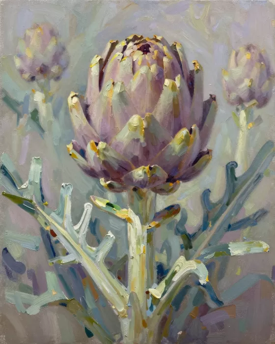 Sunlit Thistle