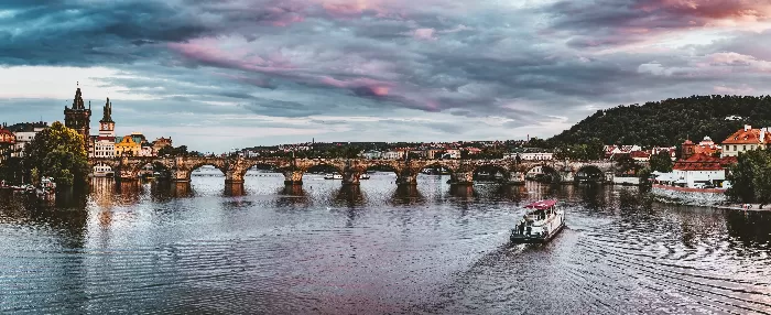 Free Charles Bridge in Prague, Czech Republic