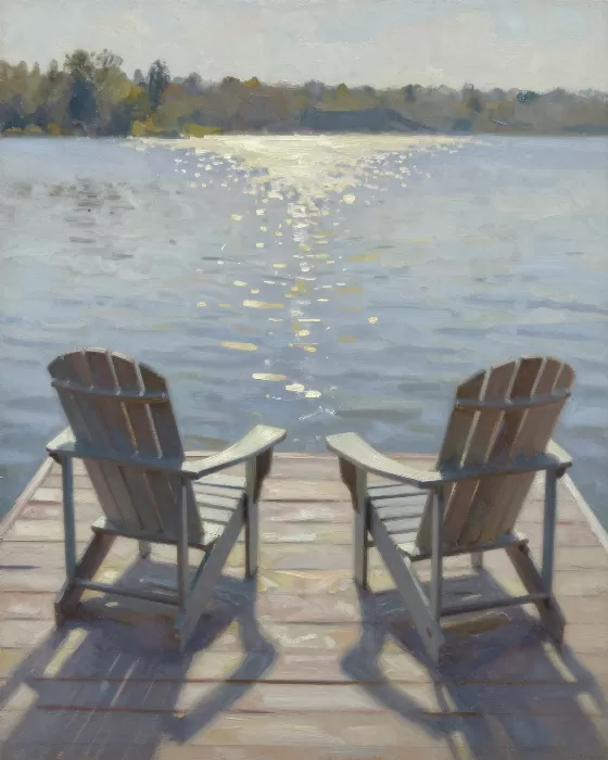Sunlit Dock