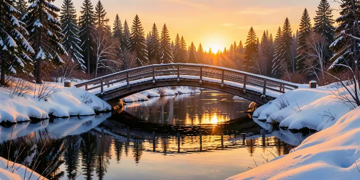 Snowy Crossing