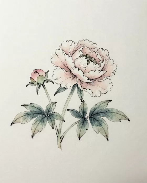 Blushing Peony
