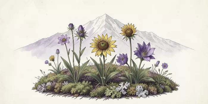 Engraved Gentians