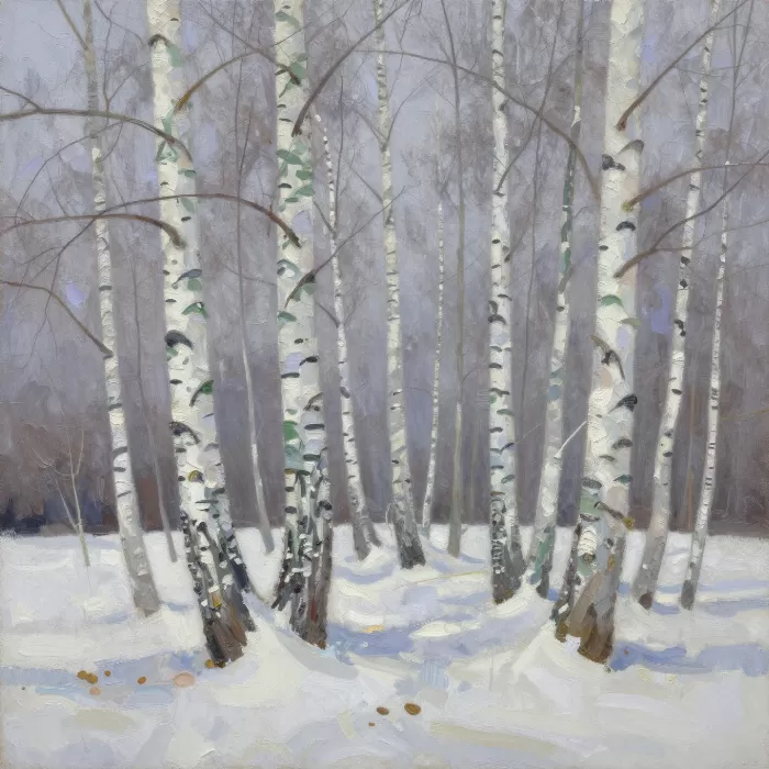 Pale Birches