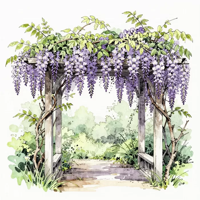 Wisteria Arbour