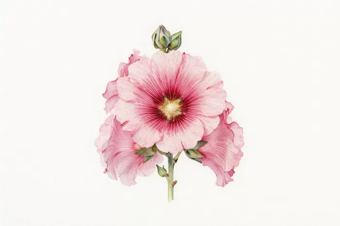 Hollyhock Stem