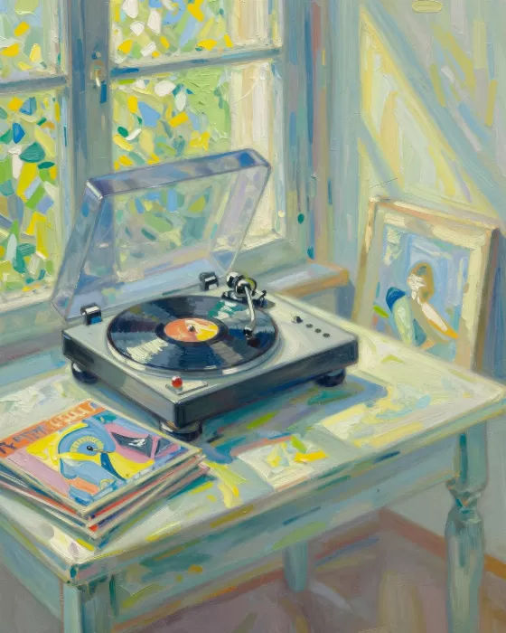 Sunlit Turntable