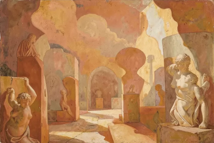 Ochre Statues