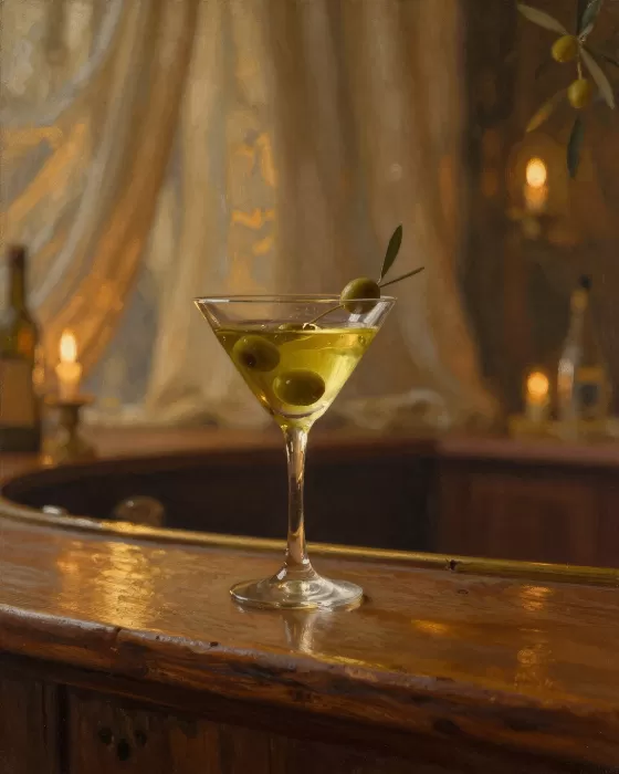Golden Martini