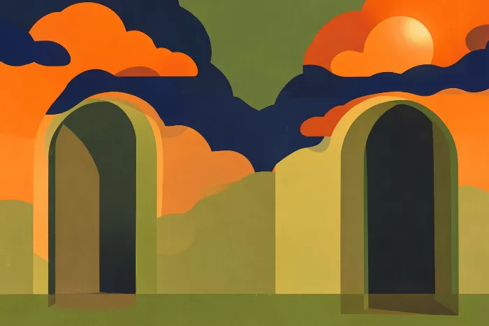Orange Doorways