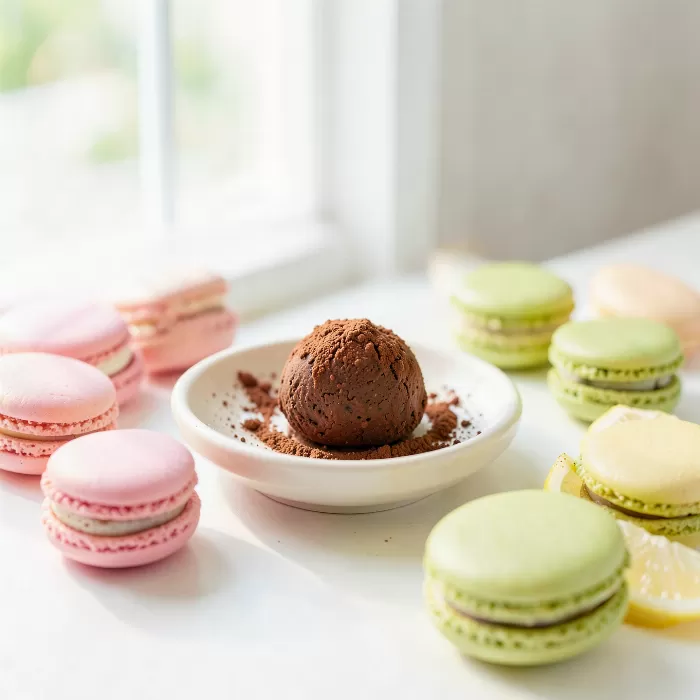 Truffle Macarons