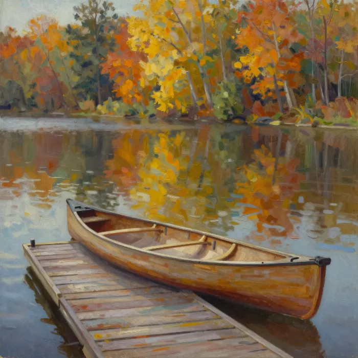 Autumn Canoe