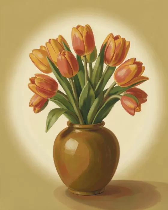 Retro Tulips