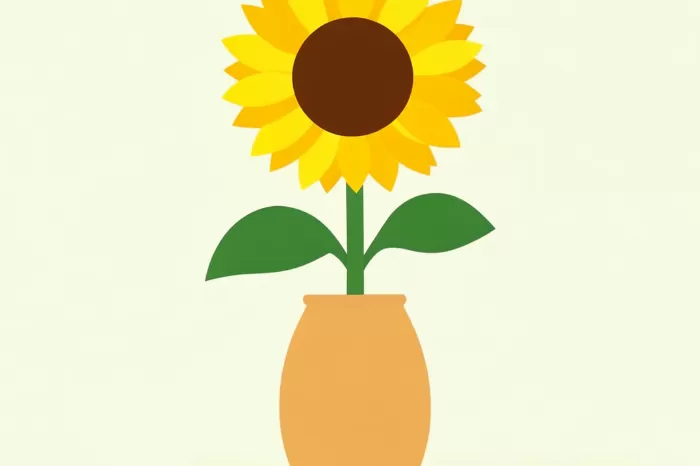 Retro Sunflower