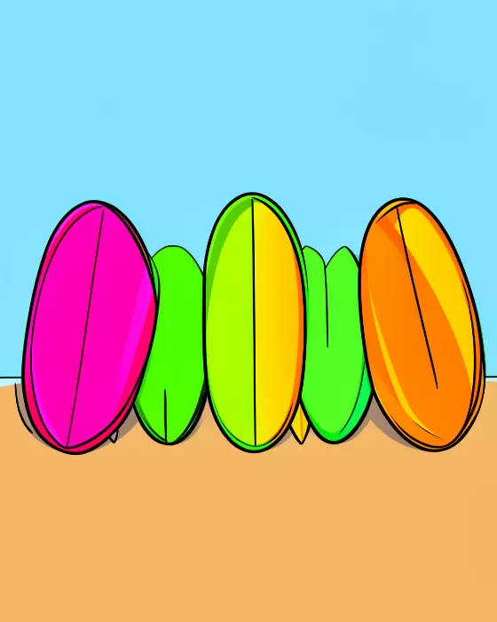 Surfboard Stripes