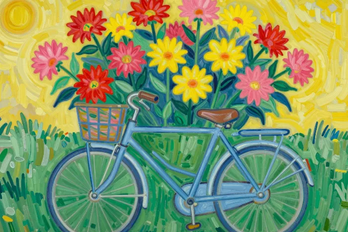 Fiery Bicycle