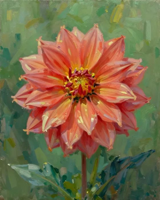 Crimson Dahlia II
