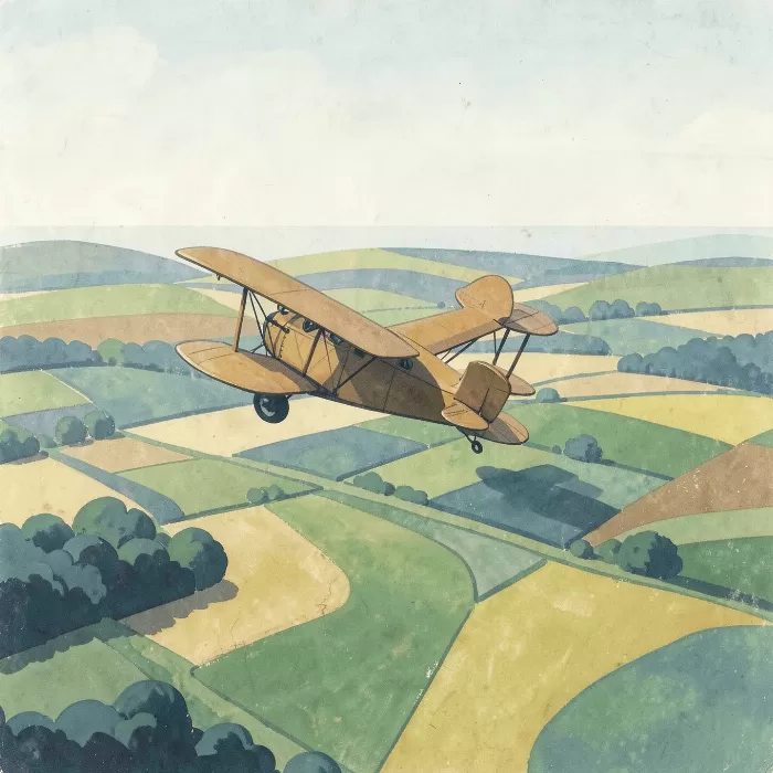 Biplane Flight