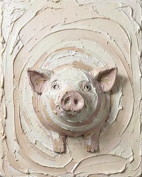 Pig In Plaster