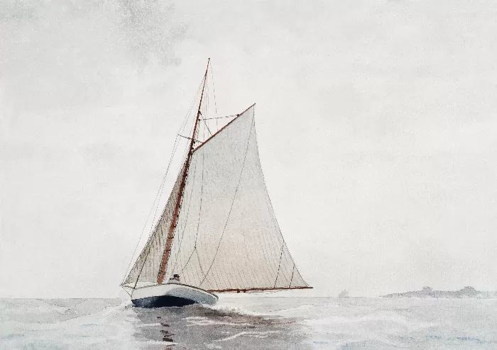 Sailing off Gloucester